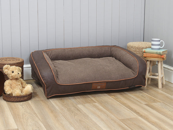 Burley Dog Sofa Bed - Chocolate Fudge, Medium