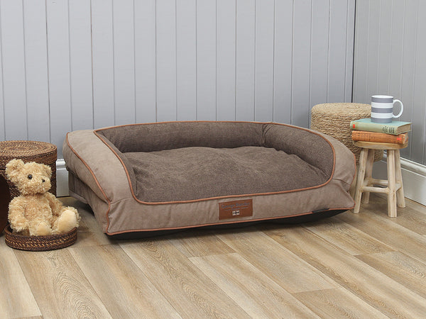 Burley Dog Sofa Bed - Toffee Fudge, Medium