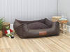 Burley Orthopaedic Walled Dog Bed - Mahoganny, Large