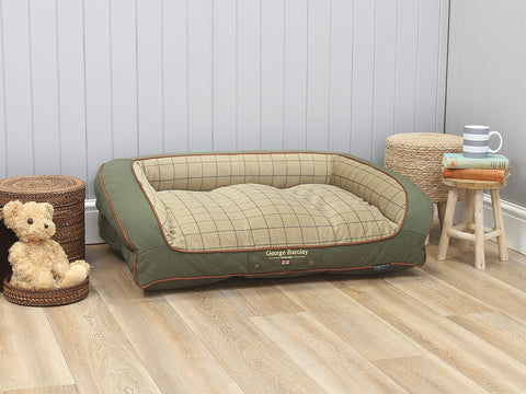 Country Dog Sofa Bed - Olive Green, Medium