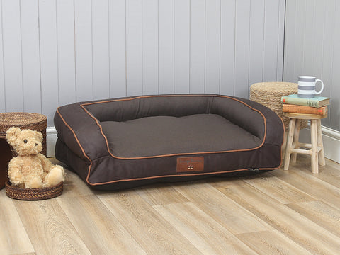 Beckley Dog Sofa Bed - Demitasse, Medium