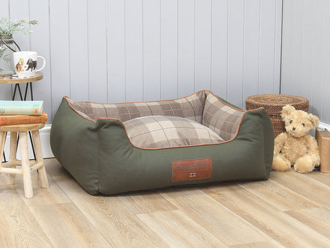 Heritage Orthopaedic Walled Dog Bed - Emerald, Medium