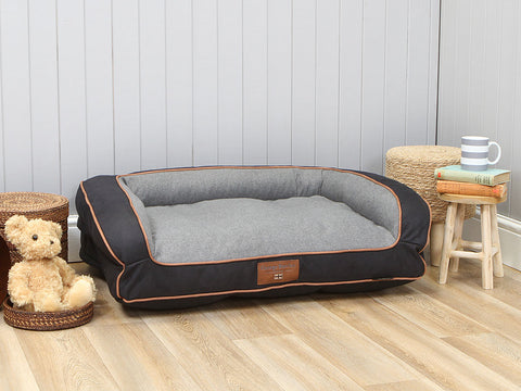 Hythe Dog Sofa Bed - Slate, Medium