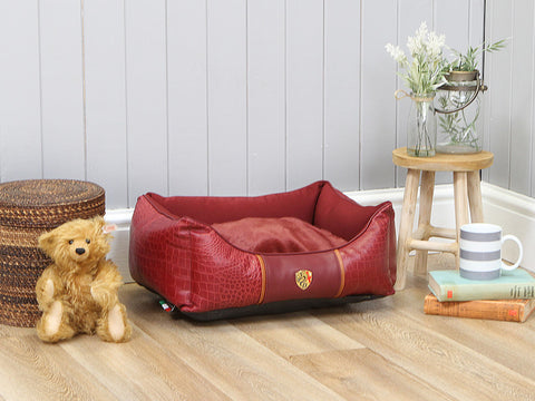 Holmsley Walled Dog Bed – Oxblood Red, X-Small