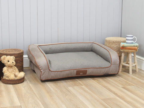 Beckley Dog Sofa Bed - Taupe, Medium