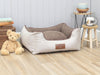 Burley Orthopaedic Walled Dog Bed - Cream Fudge, Small