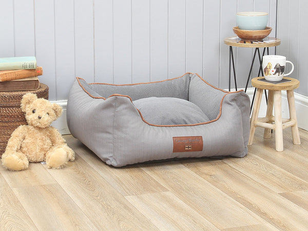 Savile Orthopaedic Walled Dog Bed - Mason's Grey, Small