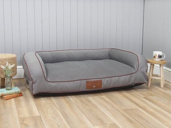 Savile Dog Sofa Bed - Mason's Grey, Large