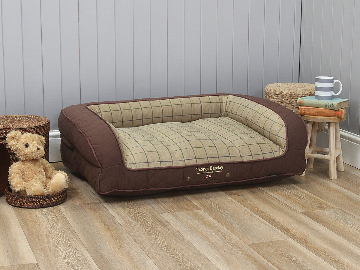 Country Dog Sofa Bed - Chestnut Brown, Medium