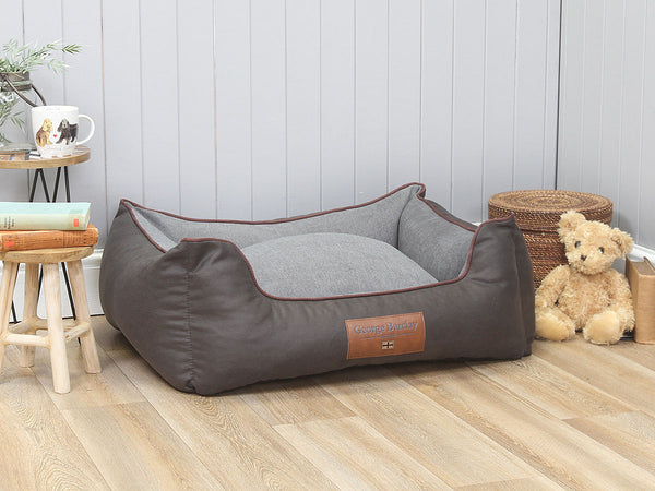 Burley Orthopaedic Walled Dog Bed - Graphite / Oslo, Medium