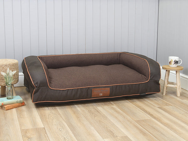 Hythe Dog Sofa Bed - Walnut, Large