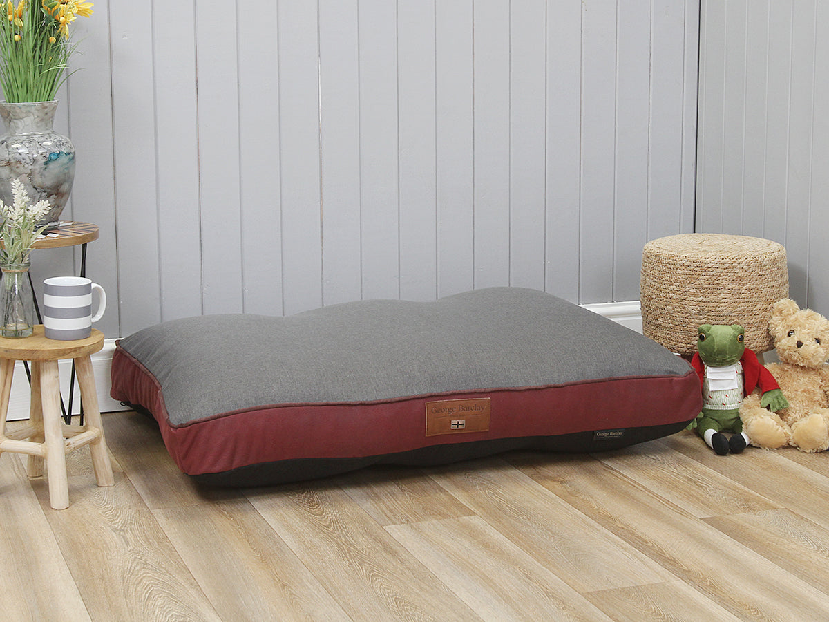 Hythe Dog Mattress - Chianti / Ash, Large