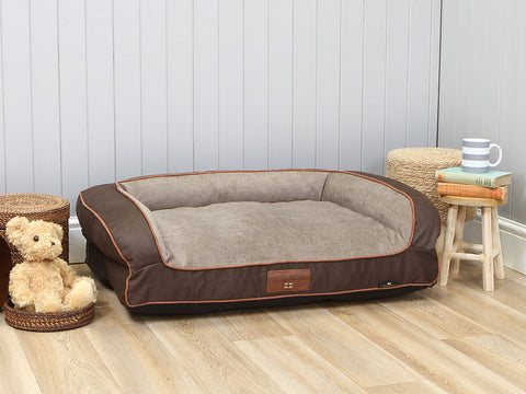 Monxton Dog Sofa Bed - Chestnut / Sable, Medium