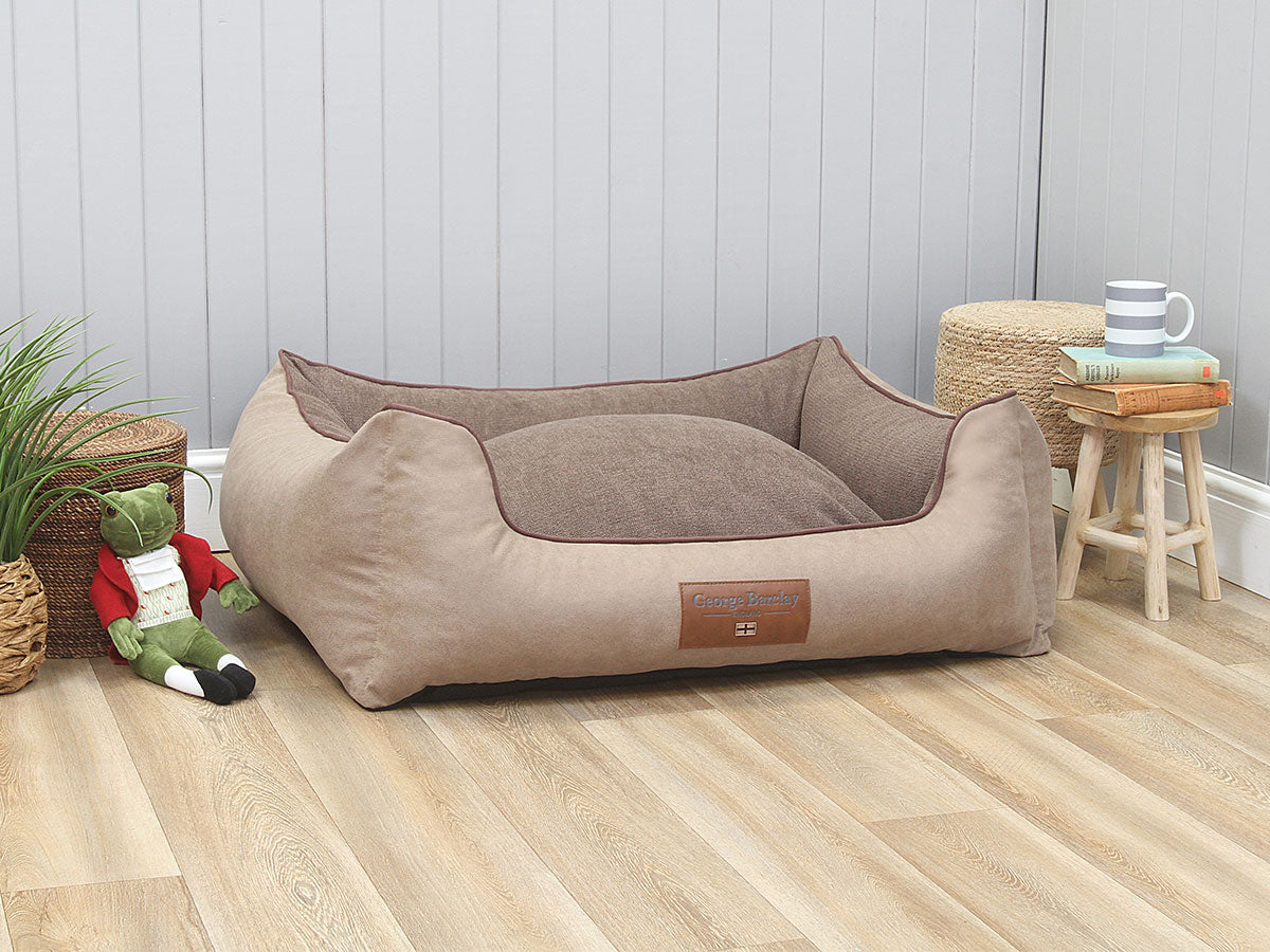 Burley Orthopaedic Walled Dog Bed - Toffee Fudge, Large