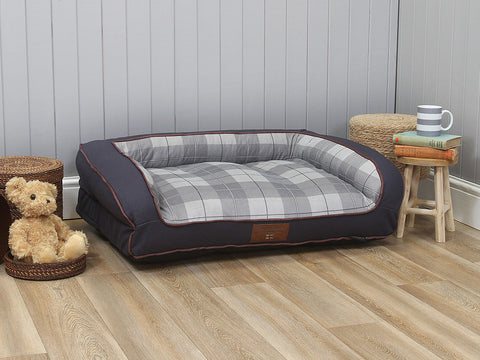 Heritage Dog Sofa Bed - Saphire, Medium