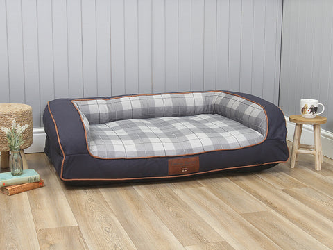 Heritage Dog Sofa Bed - Saphire, Large