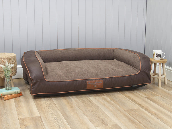 Burley Dog Sofa Bed - Chocolate Fudge, Large