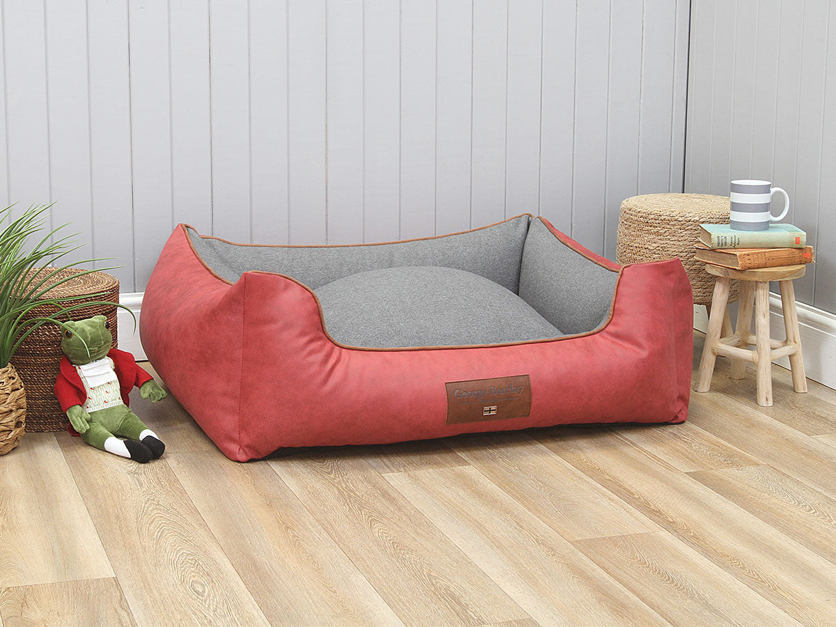 Beckley Orthopaedic Walled Dog Bed - Rococco / Ash, Large