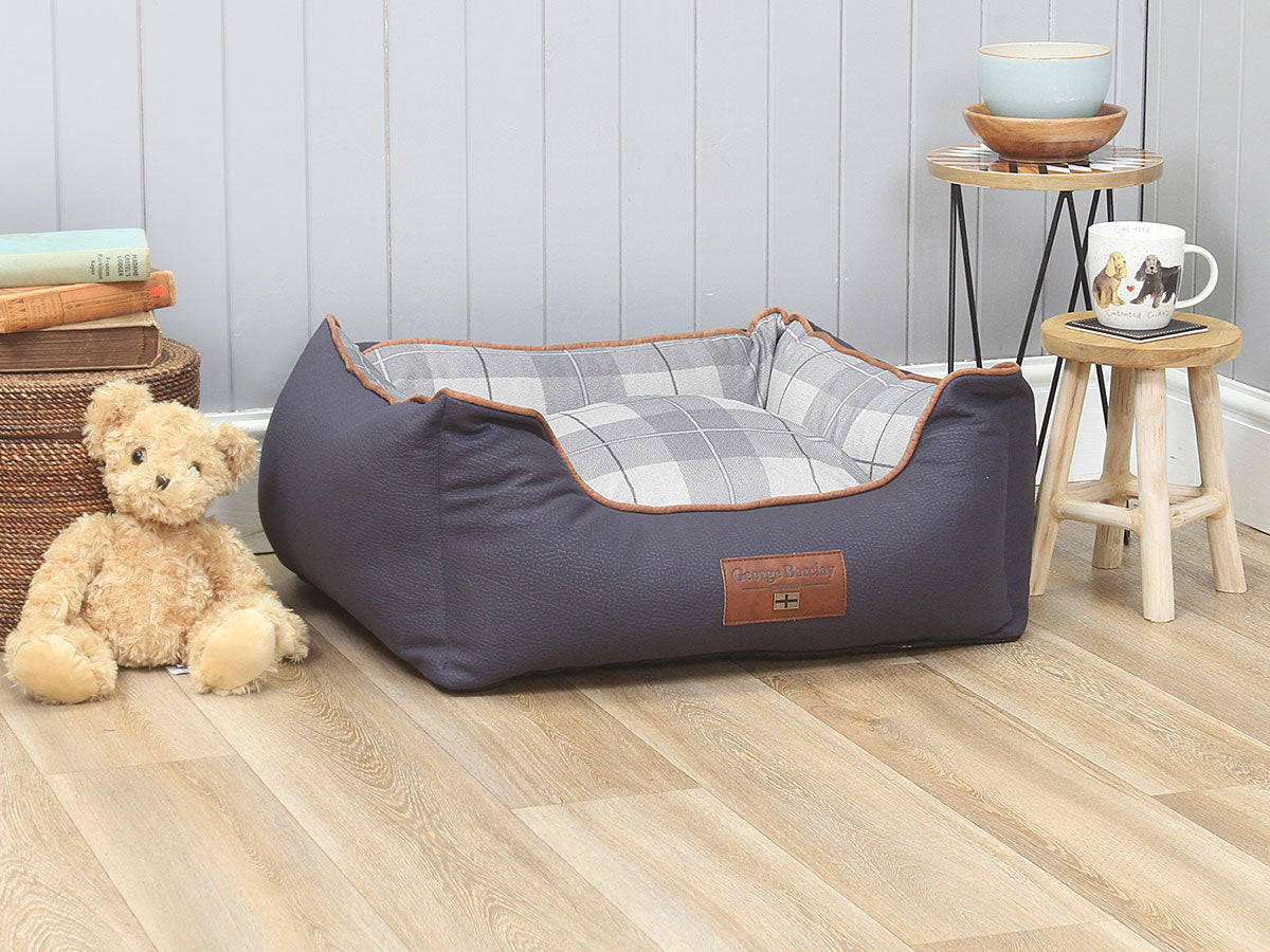 Heritage Orthopaedic Walled Dog Bed - Saphire, Small