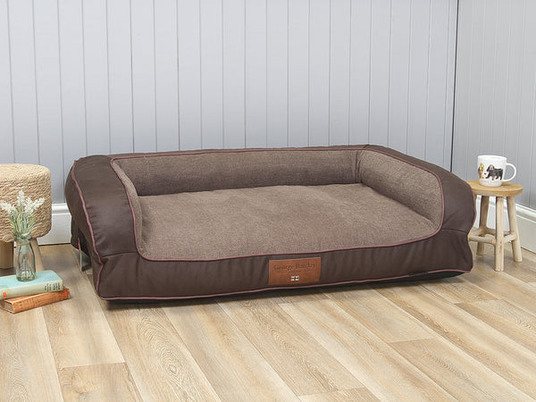 Beckley Dog Sofa Bed - Chocolate, Large