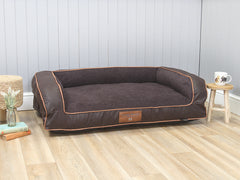 Hythe Dog Sofa Bed - Mahoganny, Large