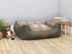 Heritage Orthopaedic Walled Dog Bed - Emerald, Large