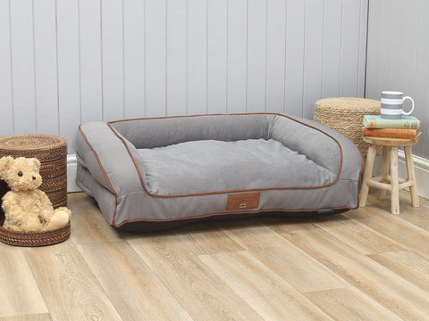 Savile Dog Sofa Bed - Mason's Grey, Medium