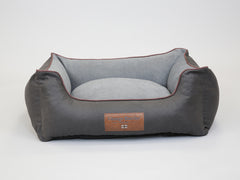 Burley Orthopaedic Walled Dog Bed - Graphite / Oslo, Medium