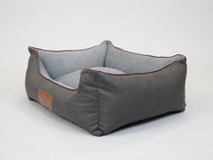 Burley Orthopaedic Walled Dog Bed - Graphite / Oslo, Medium