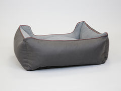 Burley Orthopaedic Walled Dog Bed - Graphite / Oslo, Medium