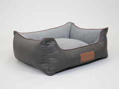 Burley Orthopaedic Walled Dog Bed - Graphite / Oslo, Medium