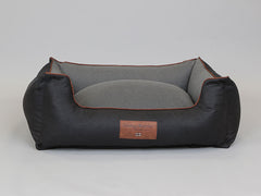 Hythe Orthopaedic Walled Dog Bed - Charcoal/Ash, Large