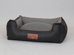 Hythe Orthopaedic Walled Dog Bed - Charcoal/Ash, Large