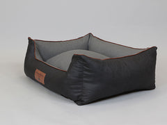 Hythe Orthopaedic Walled Dog Bed - Charcoal/Ash, Large