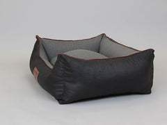 Hythe Orthopaedic Walled Dog Bed - Charcoal/Ash, Large