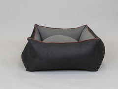 Hythe Orthopaedic Walled Dog Bed - Charcoal/Ash, Large