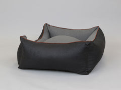 Hythe Orthopaedic Walled Dog Bed - Charcoal/Ash, Large