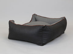 Hythe Orthopaedic Walled Dog Bed - Charcoal/Ash, Large