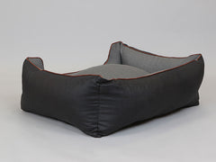 Hythe Orthopaedic Walled Dog Bed - Charcoal/Ash, Large