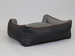 Hythe Orthopaedic Walled Dog Bed - Charcoal/Ash, Large