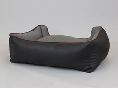 Hythe Orthopaedic Walled Dog Bed - Charcoal/Ash, Large