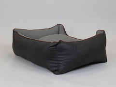 Hythe Orthopaedic Walled Dog Bed - Charcoal/Ash, Large