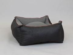 Hythe Orthopaedic Walled Dog Bed - Charcoal/Ash, Large