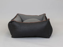 Hythe Orthopaedic Walled Dog Bed - Charcoal/Ash, Large