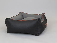 Hythe Orthopaedic Walled Dog Bed - Charcoal/Ash, Large