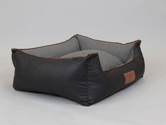 Hythe Orthopaedic Walled Dog Bed - Charcoal/Ash, Large