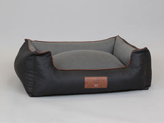 Hythe Orthopaedic Walled Dog Bed - Charcoal/Ash, Large