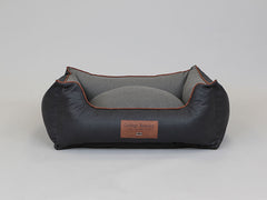 Hythe Orthopaedic Walled Dog Bed - Charcoal/Ash, Medium