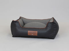 Hythe Orthopaedic Walled Dog Bed - Charcoal/Ash, Medium