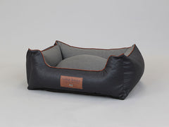 Hythe Orthopaedic Walled Dog Bed - Charcoal/Ash, Medium